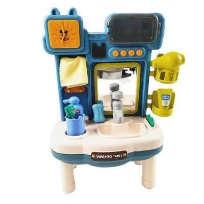 China IPOP Automatic Water Coming Kids Pretend Wash Electric Automatic Table Game Toys Toothbrush Set Water Cleaning Toys For Children for sale