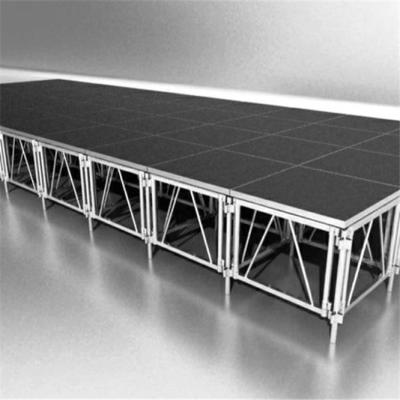 China material and non-slip 18mm plywood platform stage 1.22*1.22m 1.22*2.44m concert stage product name STB for sale