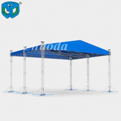 China Performance show music concert truss system round roof truss aluminum circle stage lighting truss for sale for sale