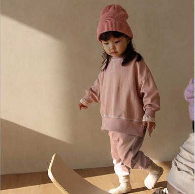 China Wholesale Cheap Price Antibacterial Kids Clothes Set 100% Cotton Long Sleeve Baby Clothes Set for sale