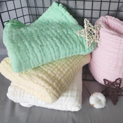 China Multi Functional Kids Canvas Blankets Anti-Pull Muslin Baby Blanket Super Soft Single Cotton Baby Wraps for sale