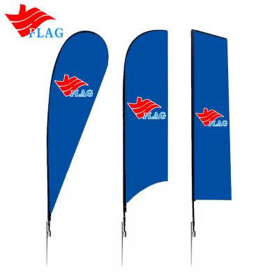 China Automotive Feather Flag Promotional Flags Custom Advertising Beach Flying Flags And Banners For Outdoor Activities for sale