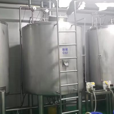 China 2000L AISI 304 Stainless Steel Tank CIP System For Acid Base Cleaning for sale