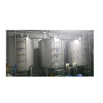 China Stainless Steel CIP Washing System 1000L Acid Base Tank for Fruit Juice Cleaning for sale