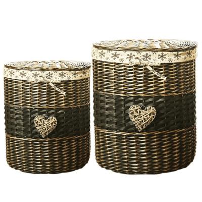 China China Supplier Modern Laundry Basket Wholesale Wicker Hamper With Lid for sale