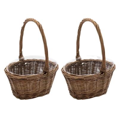 China KINGWILLOW Eco-friendly Wholesale Woven Wicker Gift Baskets Decoration For Gift for sale