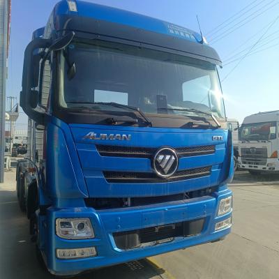 China Manual Transmission Foton Auman Prime Mover Tow Trucks 6X4 Trailer Head Tractor Truck for sale