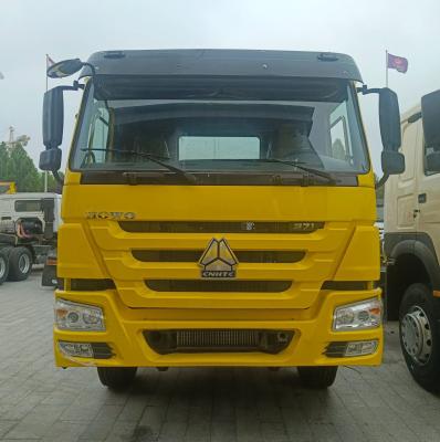 China Hydraulic Steering Diesel Tractor Truck 4X2 Truck Head Tractors with 400L Fuel Tank for sale