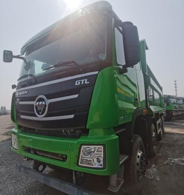 China Foton Dump Lorry Used Dump Truck with Air Suspension Comfort and Towing Semi Trailer for sale