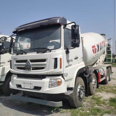 China Hydraulic Power Steering Used Cement Mixer Truck Howarth Steyr Engine 350 10245x2496x3450m for sale