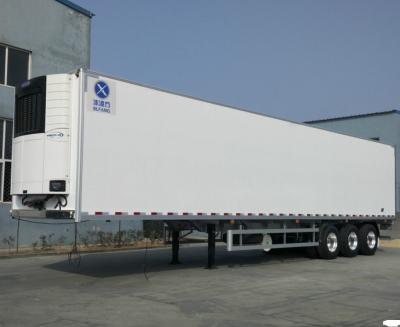 China Frozen Meat/Seafood/Food Vegetable Transportation Refrigerated Van Truck Trailer for sale