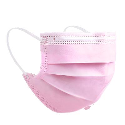 China Ultraviolet Light Eco - Friendly Disposable TYPE II Medical Pink Face Mask for sale