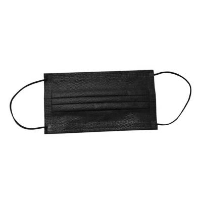 China Eco - Friendly Comfortable Disposable Protective Fashion Black Face Mask for sale