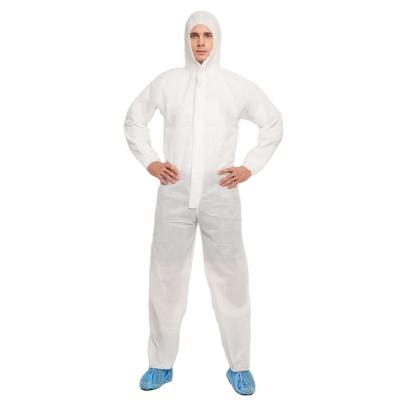 China Disposable Type 5 Nonwoven Coverall Painting Suite Eco - Friendly Industry Chemical Coverall Suits for sale