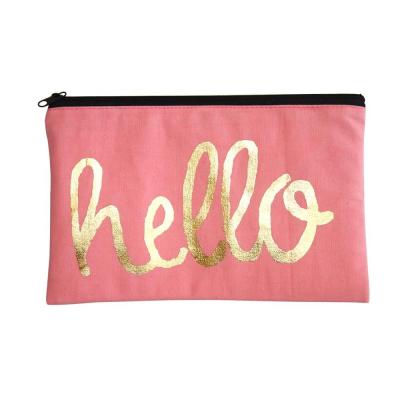 China Wholesale High Quality Eco - Friendly Organizer Pink Blank Cosmetic Bag for sale