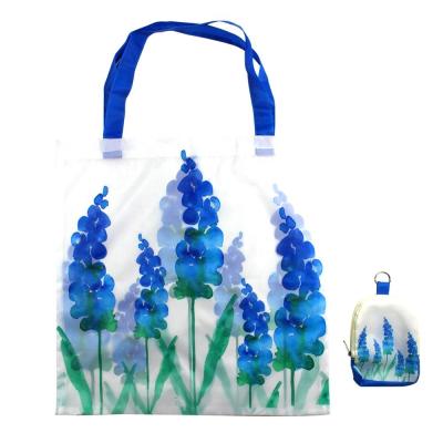 China Wholesale Custom Polyester Reclycled Free Sample Foldable Printed Rpet Shopping Tote Bag for sale