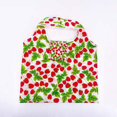 China Reusable Polyester Material Rpet Foldable Reusable Bag for sale