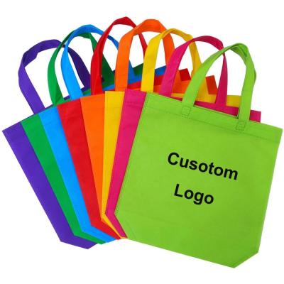 China Eco-Friendly Promotion Custom Printing Sublimation Recycle Laminated Biodegradable Nonwoven Shopping Tote Bag With Logo for sale