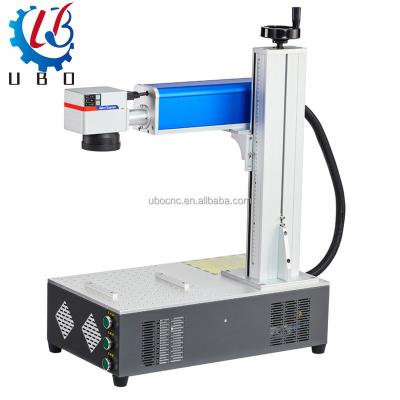 China Name Plate Logo Fiber Laser Marker 30w 50w CNC Fiber Laser Marking Machine Air Cooled For 20W Laser Marker Printing for sale