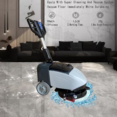 China Hotels Design MLEE-350H Amazone Walk-behind Floor Battery Type Scrubber Hand-Push Cleaning Machine for sale