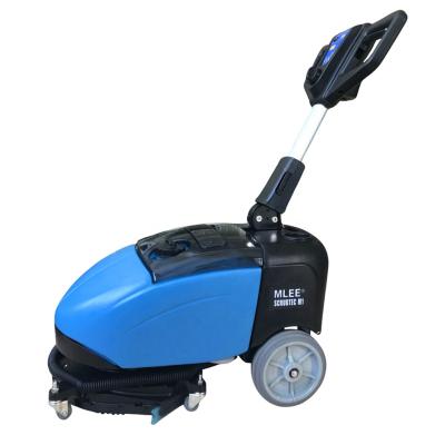 China Hotels MLEE-M1 Small Commercial 13 Inch Floor Scrubber Machine For Kitchen Cleaning Home Use for sale