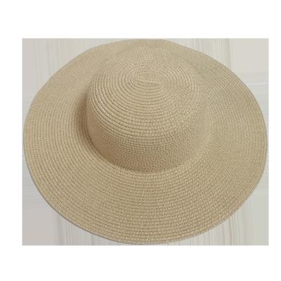 China Wholesale Custom Paper Floppy Sun Beach Summer Wide Brim Image Straw Hat For Women for sale