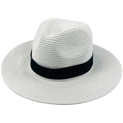 China Straw Hats Straw Hats Sun Straw Braid Floppy Fedora Beach Panama Picture Women Men Summer Outdoor Unisex Spring Straw Hats for sale