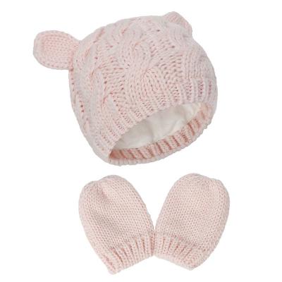 China Imitate Animal Newborn Soft Warm Hat Cap Baby Boy Knitted Elastic Cute Toddler Kids Autumn Winter Casual Warm For Children Hat Glove for sale