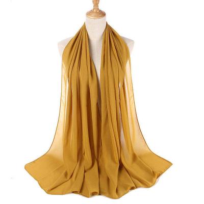 China Cloth& finest tank top Hijab prefect matching heavy chiffon Hijab set color matching chiffon Hijab with inner cap for sale