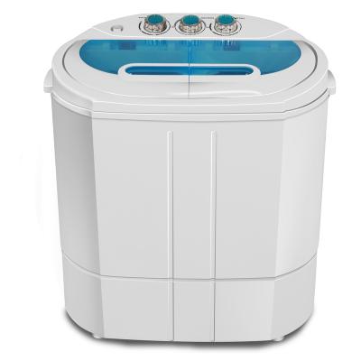 China Portable 3.6kg Car Twin Tub / Semi Automatic Small Mini Baby Washing Machine XPB 36-1288S With Dryer for sale