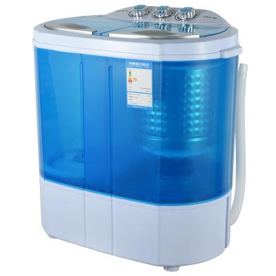 China Household 2.5kg Semi-automatic Portable Mini Tub Twin Washing Machine for sale