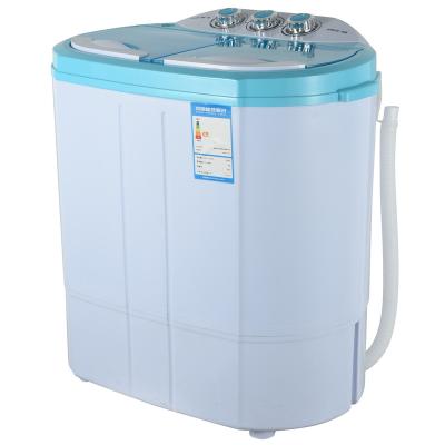 China Household 2.5kg Semi-automatic Portable Mini Tub Twin Washing Machine for sale