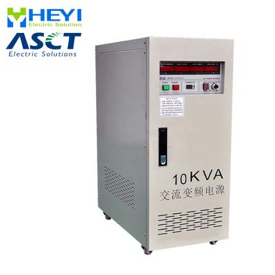 China 50Hz 300V 10KVA 790*650*350 Single Phase Output AC 380V Input Frequency Converter Power Supply for sale