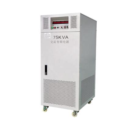 China 50Hz 520V Output 3 Phase Power Supply 3 Phase AC 380V Input Frequency Converter 75KVA 1400*1100*800 for sale