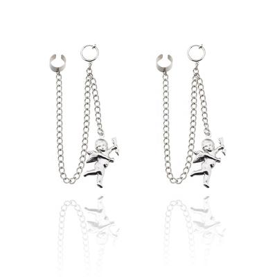 China CLASSIC Design Cupid Chain Earring Unpunched Ear Bone Clip for sale