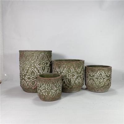 China China Wholesale Modern Garden Planter Anique Cement Flower Pot Anique for sale