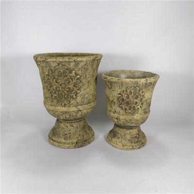 China Wholesale China Trade Modern Urn Cement Gardon Home Decoration Pot for sale