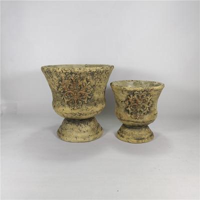 China China Wholesale Modern Custom Flower Cement Planter Garden Pot for sale