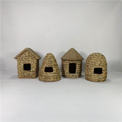 China China Wholesale Modern Goods Garden Decoration Food Cement Bird House for sale