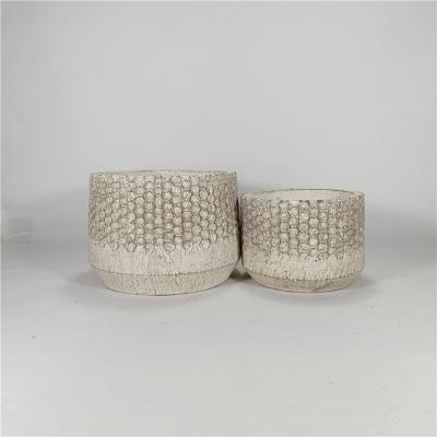 China China Goods Wholesale Cement Flower Planter Garden Modern Pot Indoor Outdoor Cement Pot for sale