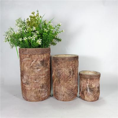 China New Arrival Modern Flower Cement Planter Garden Pot Cement Tree Flower Pot for sale