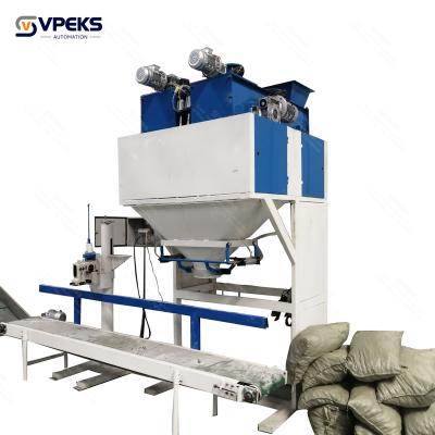 China Beverage 10kg 25kg 50kg Automatic Weighing Packing Machine for Granule Solid Fuel Lump Powder Filling Bagging Machinery for sale