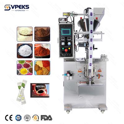 China 3 sides seal High accuracy flour packaging machine cassava corn wheat milk powder packing machine back seal bag filling machine for sale