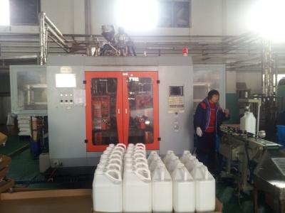 China Behälter HDPE Blasen-Maschine MP80D des Schmiermittel-5L mit CER Standard zu verkaufen