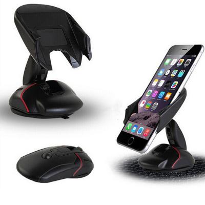 China Hotselling Adjustable Mouse Style 360 ​​Rotate Windshield Dashboard Car Mobile Phone Bracket for sale