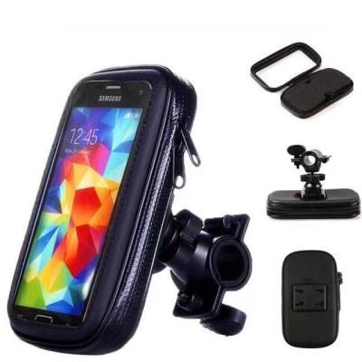 China Universal Adjustable Phone Holder Bike Motorcycle Waterproof Bag for Moto iphone X 7 plus Samsung Xiaomi for sale