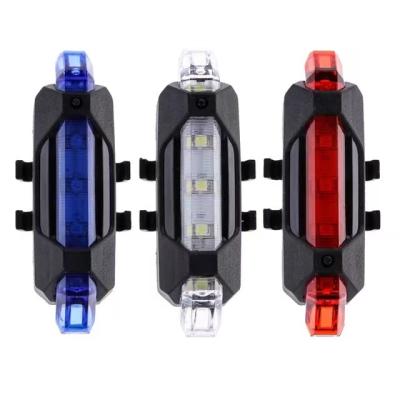 China Hotselling Style Bicycle Tailight Rear Tail Light Rechargeable Safety Portable Warning Recycling Light 7.5x3x2cm/2.95x1.18x0.79