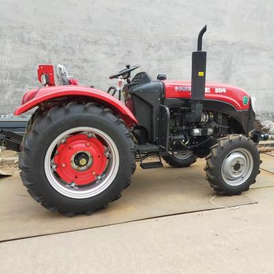 China Farm Work Machinery Multifunctional agricultural four-wheel drive agricultural tractor Compact agricultural tractor 5x4 mini agricultural tractor for sale