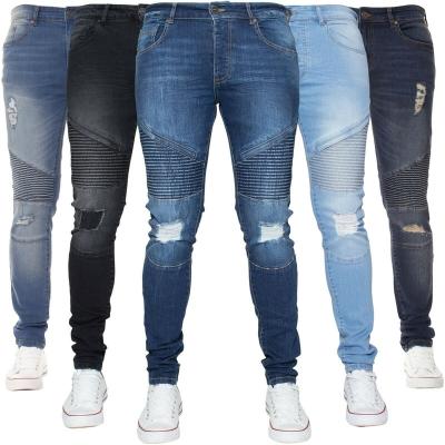 China Breathable Supplier of International Brands---Custom Tapered Stacked Slim Fit Jeans Mens Pants Mens Jeans Pants for sale