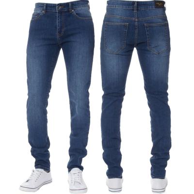 China Breathable International Brands Supplier---Custom Tapeed Slim Stacked Fit Jeans Mens Pants Mens Jeans Pants for sale